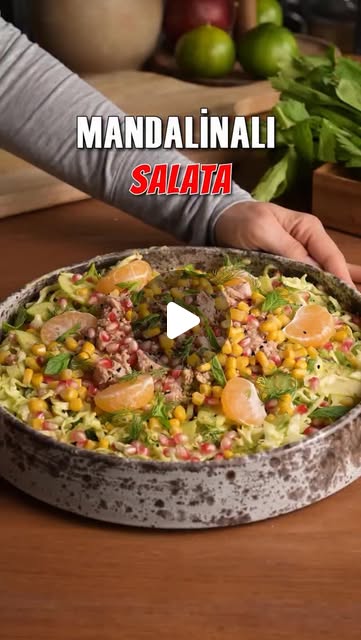 Mandalinalı Salata tarifi